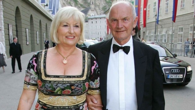 Ein begeisterter Festspielbesucher: Hier mit seiner Frau Ursula 2007 bei „Armida“. (Bild: People Picture/Frank Rollitz)