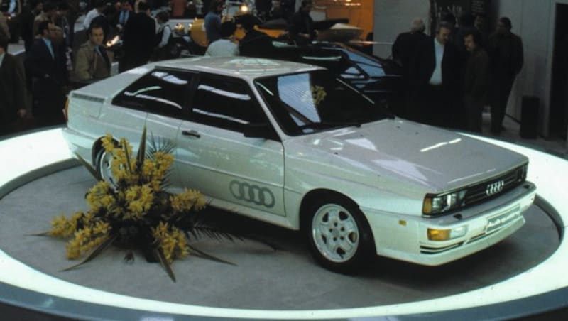 Der Ur-Quattro war teuer und selten und doch der Grundstein für den großen Erfolg des Quattro-Antriebs von Audi (Bild: Volkswagen)