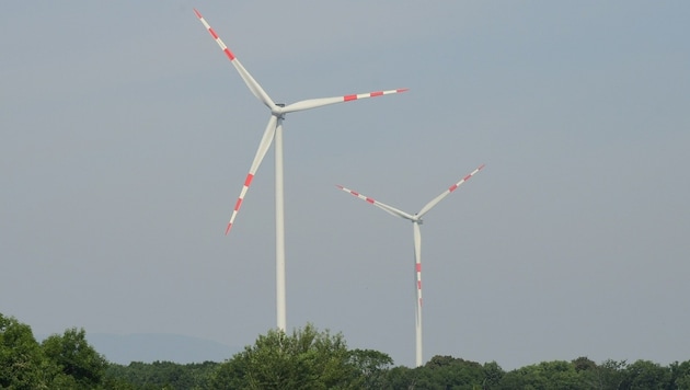 For the state's environmental advocate, a wind farm in Rainbach would be an "invasion of the white giants". (Bild: P. Huber)