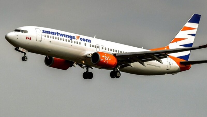 Eine Boeing 737-800 der tschechischen Billigfluglinie Smartwings (Bild: AFP/Philippe Huguen)