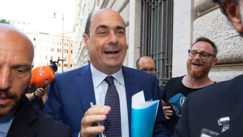 PD-Chef Nicola Zingaretti will der italienischen Sozialdemokratie zu neuer Stärke verhelfen und ihre Regierungsfähigkeit unter Beweis stellen - auch wenn er eine Koalition mit einem alten „Feind“ eingehen muss. (Bild: AP)