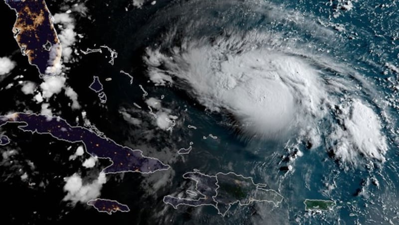 Hurrikan „Dorian“ (2019) (Bild: NOAA/RAMMB/Jose Romero)