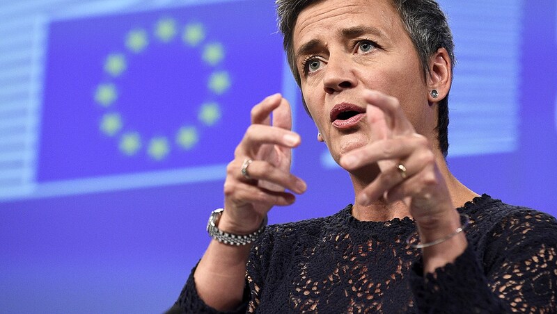 EU-Wettbewerbskommissarin Margrethe Vestager (Bild: AFP)