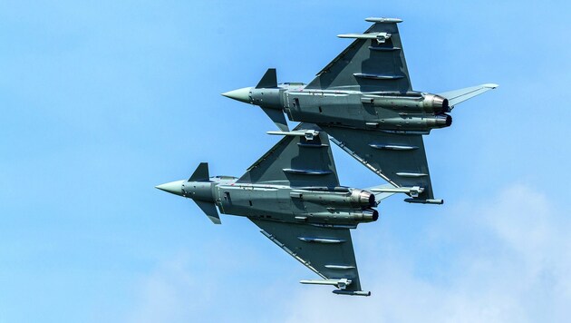 Zwei Eurofighter (Bild: HBF/Daniel Trippolt)