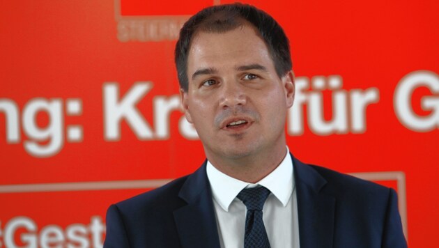 Der steirische SPÖ-Chef Michael Schickhofer (Bild: Juergen Radspieler)