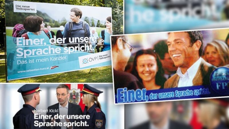 (Bild: ÖVP, FPÖ, krone.at-Grafik)