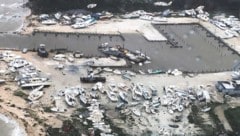 Der Hafen von Marsh Harbour auf den Bahamas (Bild: twitter.com)