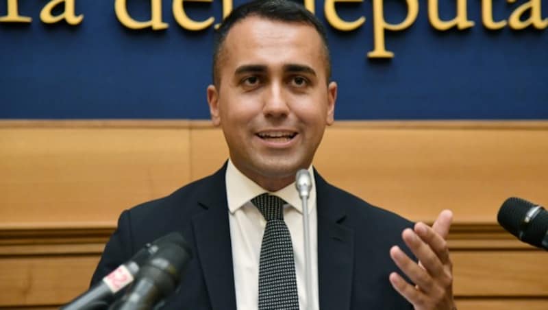 Fünf-Sterne-Chef Luigi Di Maio (Bild: APA/AFP/Filippo MONTEFORTE)