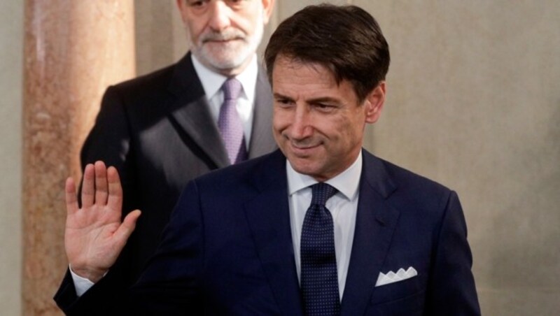 Giuseppe Conte ist Italiens alter und neuer Premier. (Bild: AP)