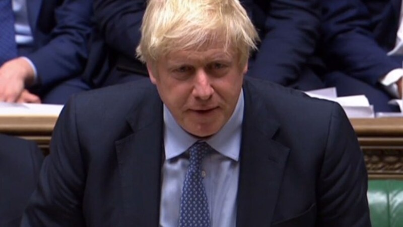 Premier Boris Johnson (Bild: APA/AFP/Parliamentary Recording Unit)