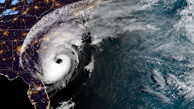 Eine Satellitenaufnahme von Hurrikan „Dorian“ (Bild: AFP)