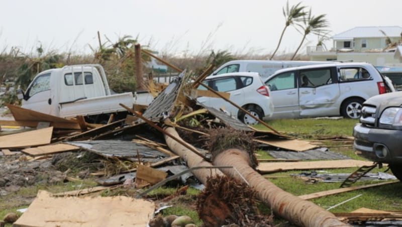 Zerstörung auf den Bahamas (Bild: APA/AFP/US Coast Guard/Erik Villa Rodriguez)