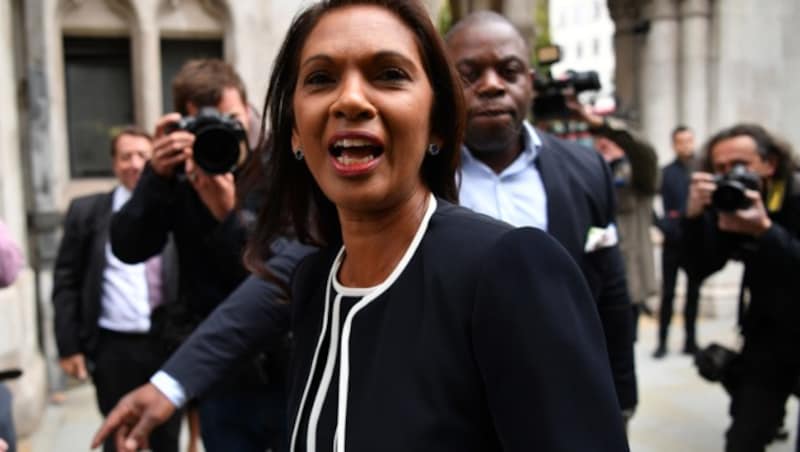 Gina Miller ist keine Unbekannte im Kampf gegen den EU-Austritt Großbritanniens. (Bild: AFP)