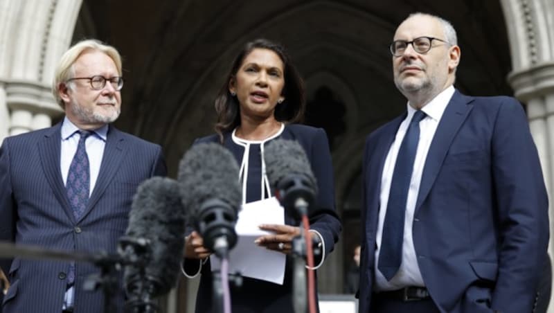 Gina Miller vor dem High Court in London (Bild: AFP)