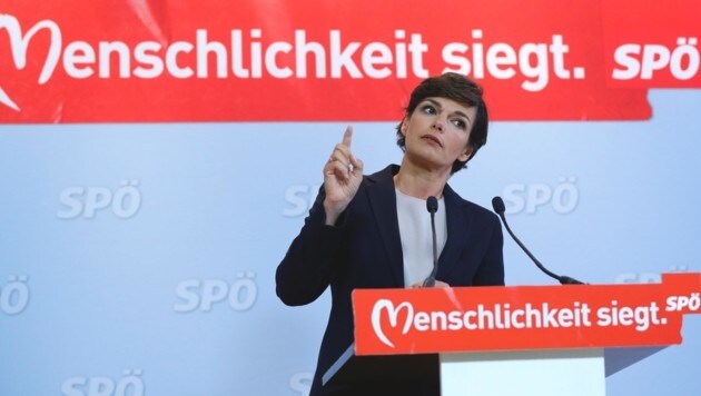 Die SPÖ-Chefin will auch im Parkhotel Brunauer aufzeigen. (Bild: LEONHARD FOEGER)