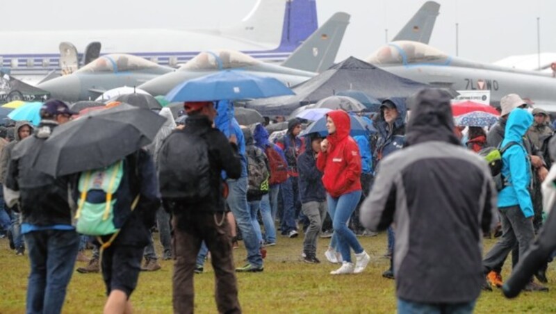 Das Wetter war der Airpower dieses Jahr nicht gnädig. (Bild: Sepp Pail)