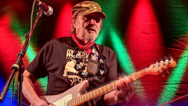 Miller ist in Woodstock als Mitbegründer, Gitarrist & Sänger der Keef Hartley Band aufgetreten. (Bild: Martin Radinger)