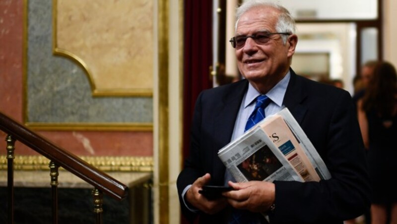 Der bisherige spanische Außenminister Josep Borrell wird Vizepräsident im Team von EU-Kommissionspräsidentin Ursula von der Leyen. (Bild: AFP)