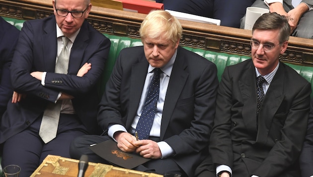 Boris Johnson will das britische Parlament erneut in Zwangspause schicken. (Bild: AFP)