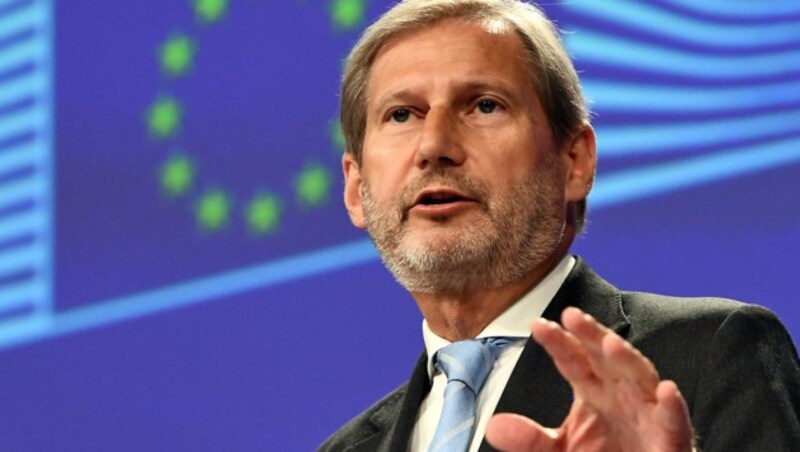 Johannes Hahn (Bild: AFP/Emmanuel Dunand)