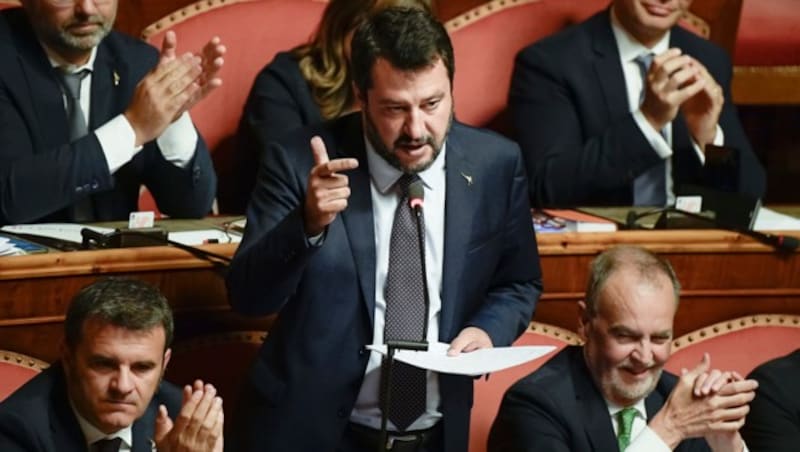 Lega-Chef Matteo Salvini (Bild: AFP)