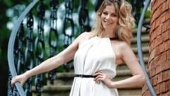 Sexy Jungmama Hilde Dalik beim „Krone“-Fotoshooting im Wiener Türkenschanzpark (Bild: Reinhard Holl)