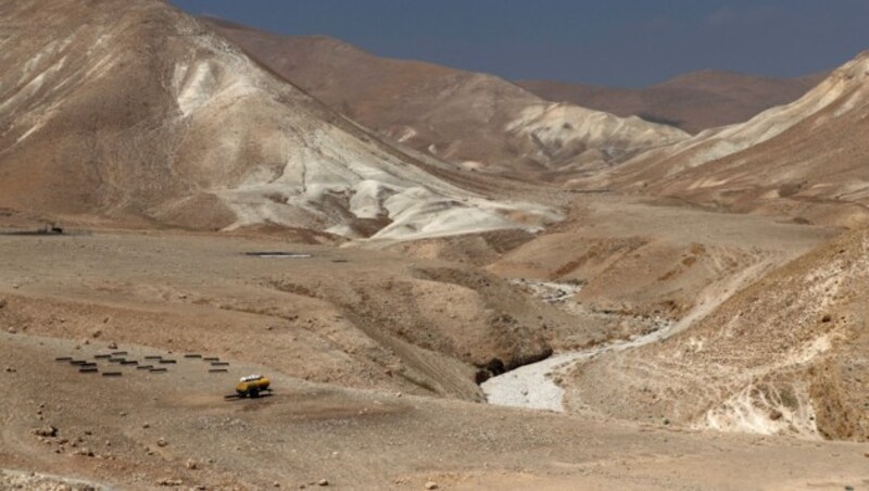 Ein Blick in das Jordantal im Westjordanland (Bild: AFP)