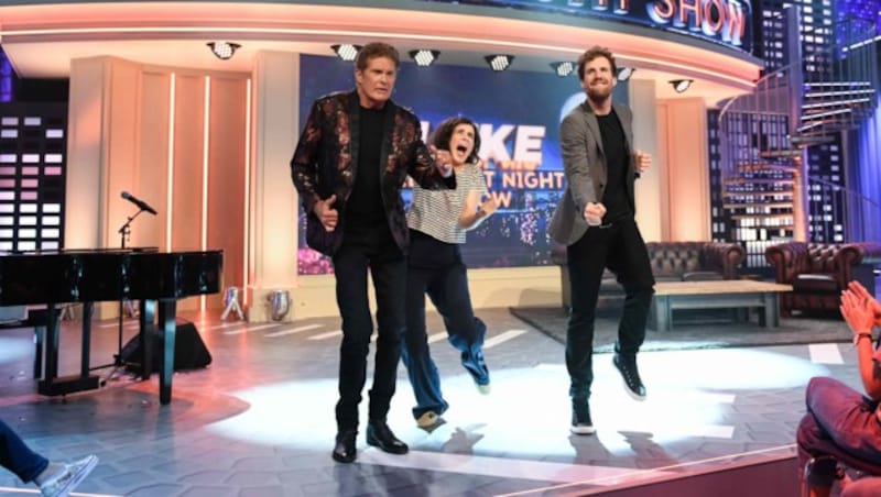 Luke Mockridge hat unter anderem Nora Tschirner und David Hasselhoff zu Gast. (Bild: STEFFEN Z WOLFF / BRAINPOOL)