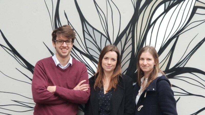 Felix Stadler, Verena Hohengasser und Simone Peschek wollen die schönen Seiten der Schule zeigen. (Bild: Felix Stadler)