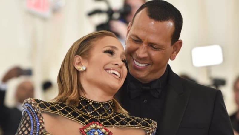 Jennifer Lopez und Alex Rodriguez (Bild: AFP)