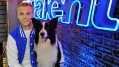 Lukas Pratschker und „Falco“ (Bild: America´s Got Talent)