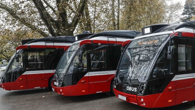 Aktuell stehen 110 Obusse zur Verfügung – alle sind saniert. (Bild: Tschepp Markus)