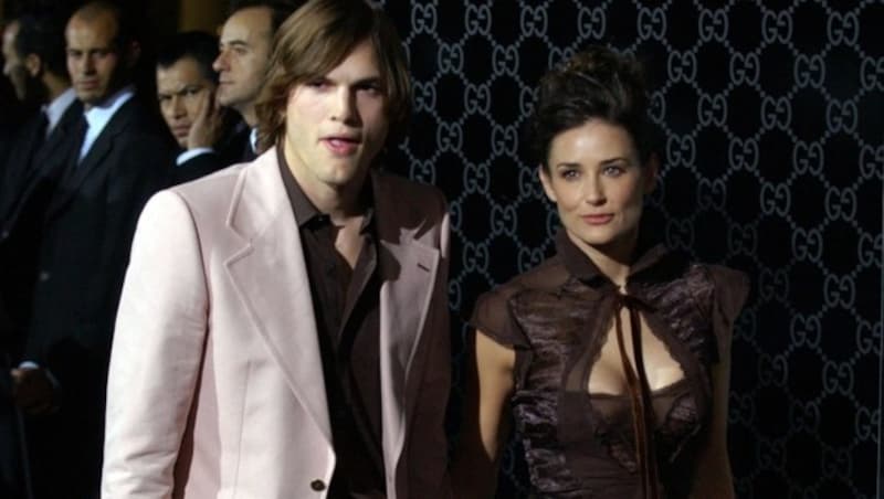 Ashton Kutcher and Demi Moore Tom Ford Receives Rodeo Walk of Style Awards-Arrivals Rodeo Drive Beverly Hills, California United States March 28, 2004 (Bild: www.photopress.at)