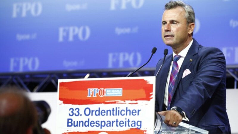 Nobert Hofer, Parteichef und Spitzenkandidat der FPÖ (Bild: APA/ERWIN SCHERIAU)