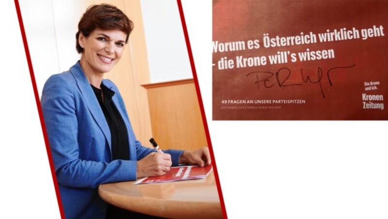 Pamela Rendi-Wagner, SPÖ (Bild: SPÖ, krone.at-Grafik)