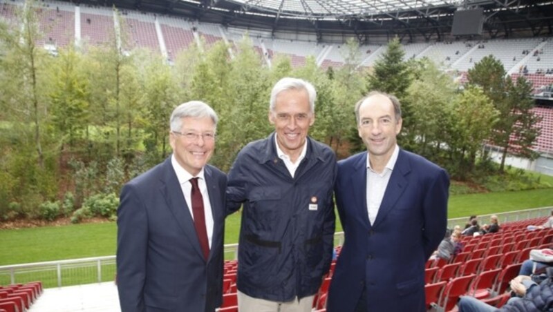 LH Peter Kaiser, Initiator Klaus Littmann und „Krone“-Herausgeber Christoph Dichand. (Bild: Rojsek-Wiedergut Uta)