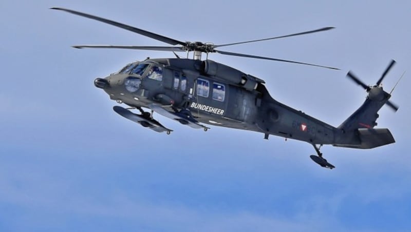 Ein Black Hawk des Bundesheeres (Bild: Christof Birbaumer)
