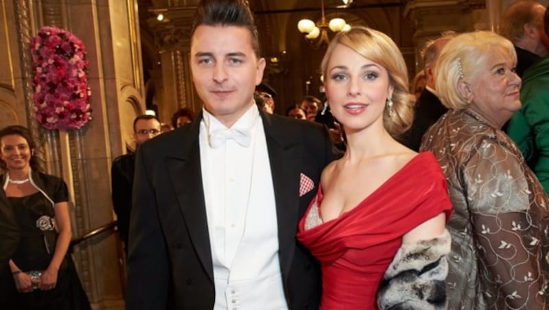 Andreas Gabalier und Silvia Schneider am Opernball 2013 (Bild: Starpix / picturedesk.com)