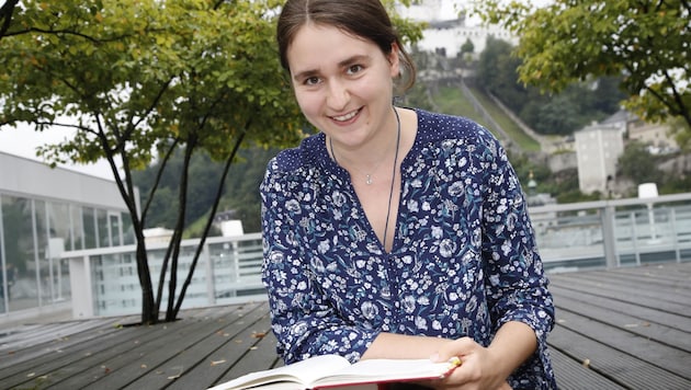 Magdalena Schwarz studiert Linguistik an der Uni Salzburg (Bild: Tschepp Markus)