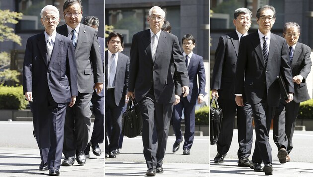 Die drei früheren Topmanager wurden freigesprochen. (Bild: Kyodo News)