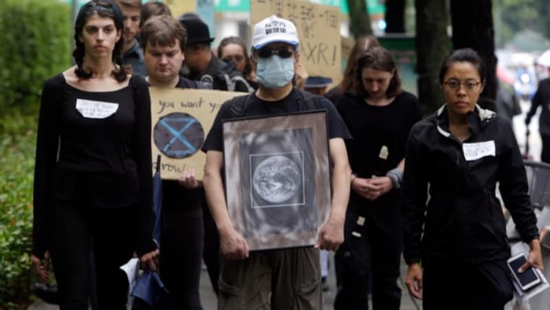 Protest in Taiwan (Bild: The Associated Press)