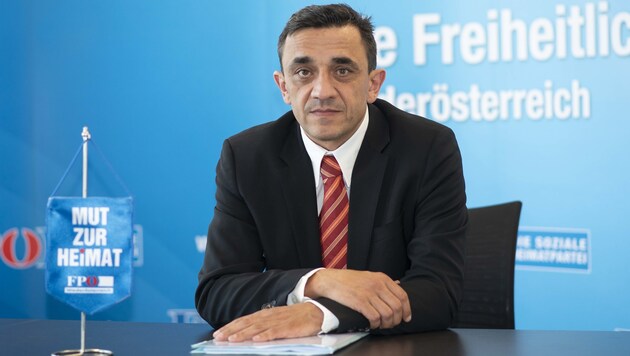 Der suspendierte Klubobmann der niederösterreichischen Freiheitlichen, Martin Huber (Bild: APA/FPÖ Niederösterreich)
