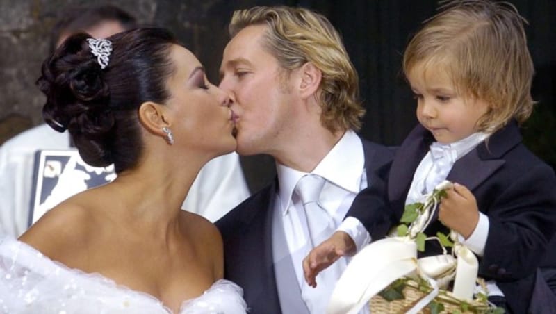 2005 sagten Verona und Franjo Pooth im Wiener Stephansdom Ja. (Bild: AFP)