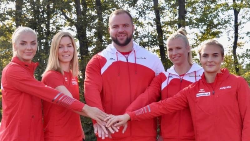 Ivona Dadic, Beate Schrott, Lukas Weißhaidinger, Verena Preiner und Victoria Hudson (von li. nach re.) (Bild: Olaf Brockmann)