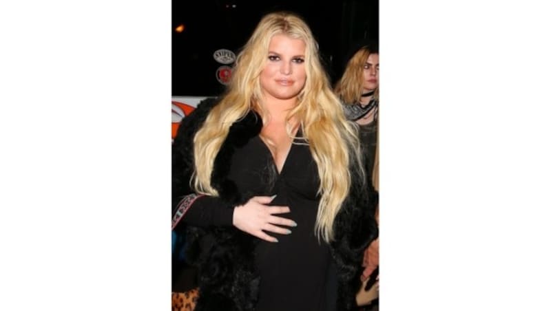 Jessica Simpson Anfang 2019 während ihrer Schwangerschaft (Bild: www.PPS.at)