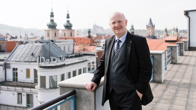Michael Rockenschaub, Generaldirektor Sparkasse OÖ erwartet ein stabiles Gesamtergebnis. (Bild: Harald Kalcher)