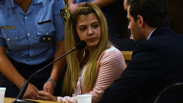 Brenda Barattini vor Gericht (Bild: AFP)