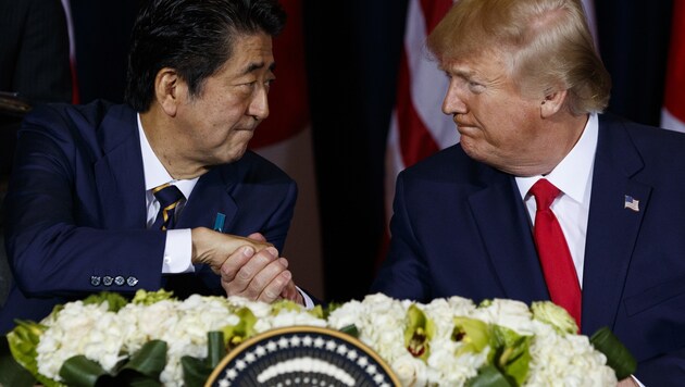 Die USA und Japan haben ein neues Handelsabkommen abgeschlossen. (Bild: AP)