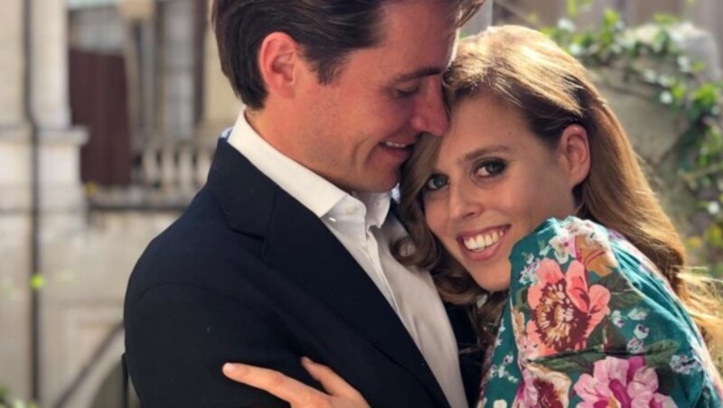 Edoardo Mapelli Mozzi und Prinzessin Beatrice (Bild: www.twitter.com/dukeofyork)