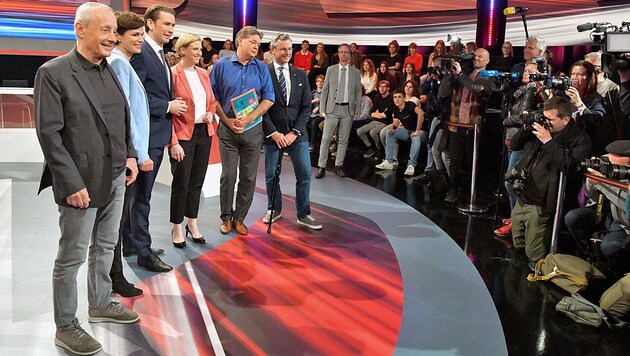 Ob sich der TV-Marathon ausgezahlt hat, wird sich am Wahlsonntag zeigen. (Bild: ORF)